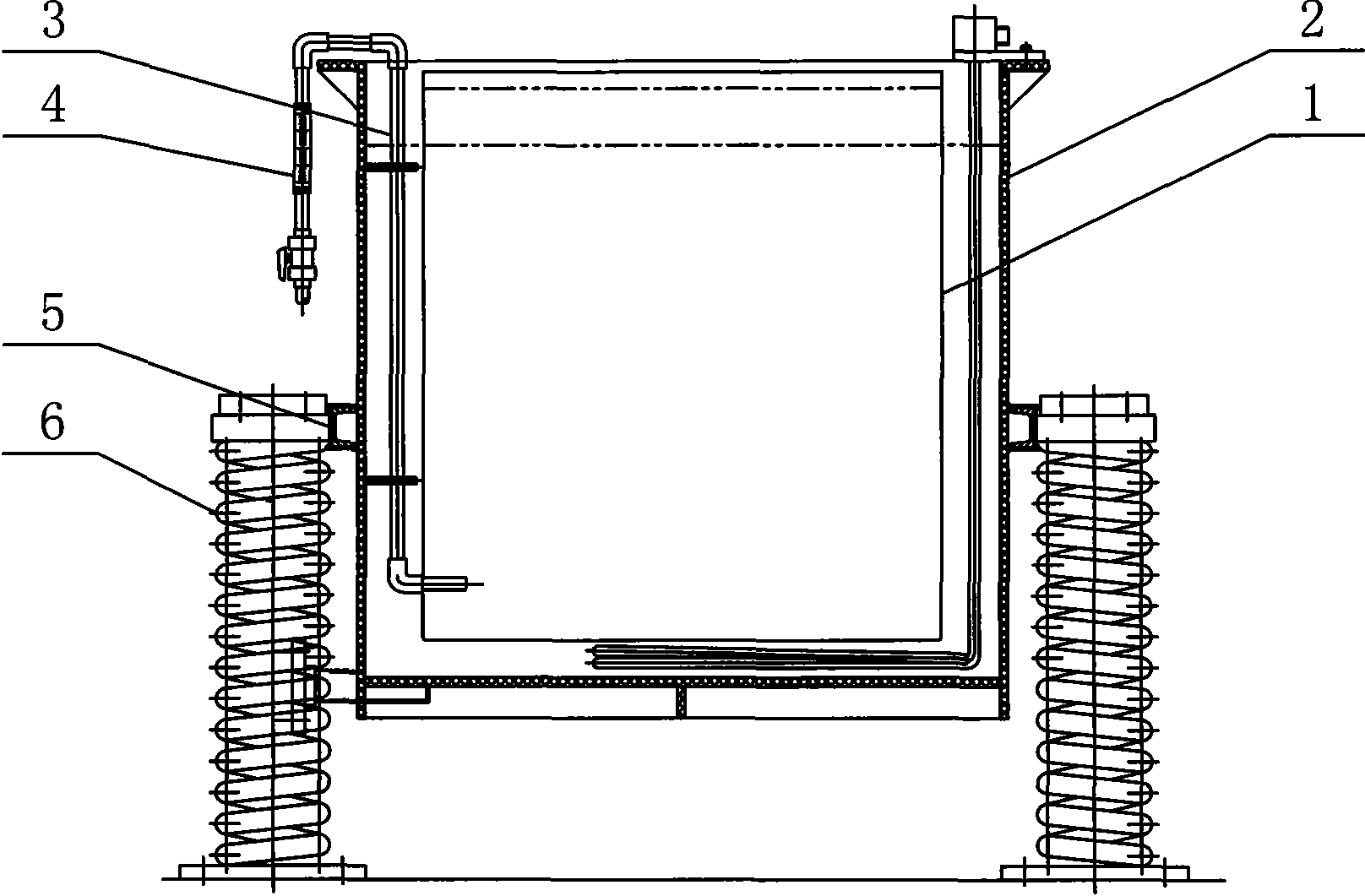 Automatic hoisting furnace of motor stator winding lacquer dipping system