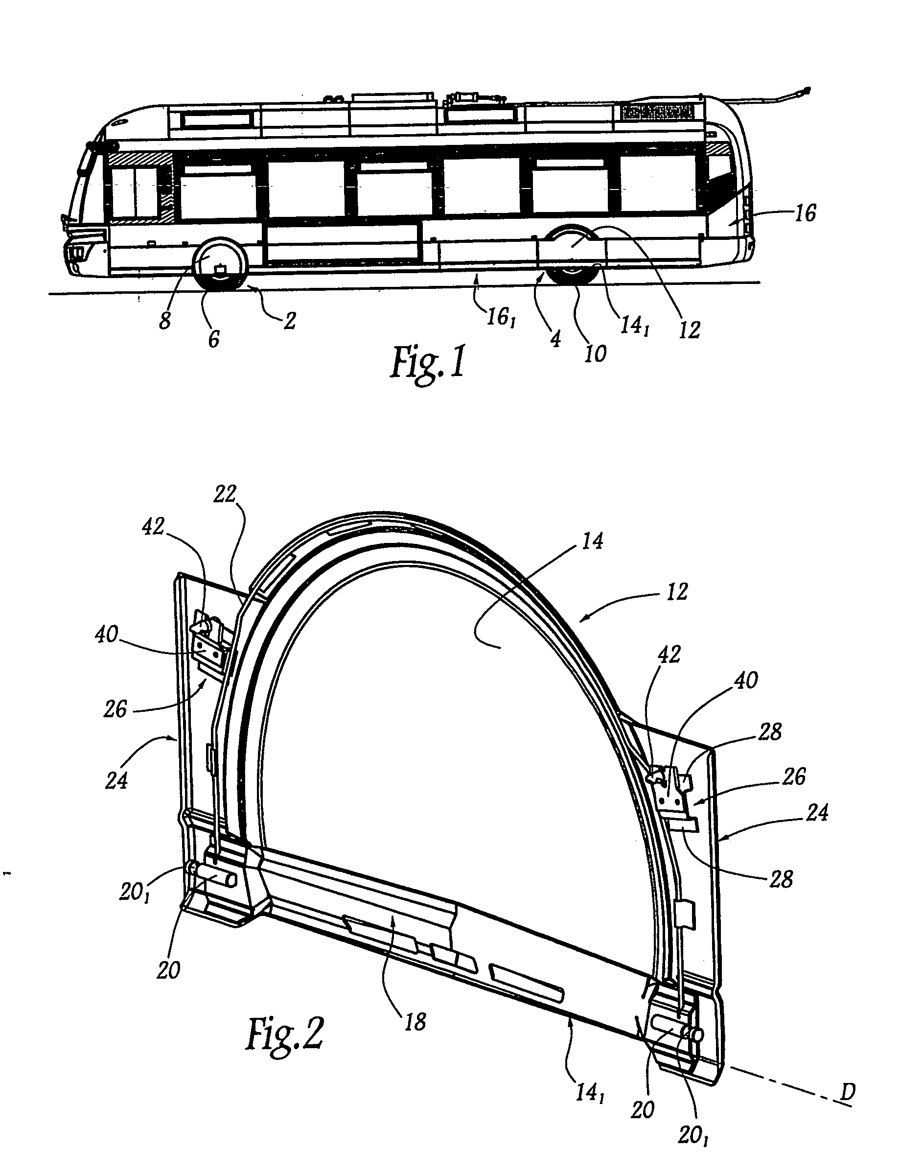 Fairing for wheel of heavy goods vehicle, and the corresponding heavy goods vehicle