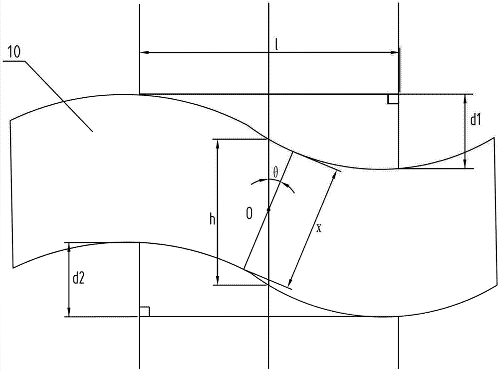 Laser measurement device for thickness of plate