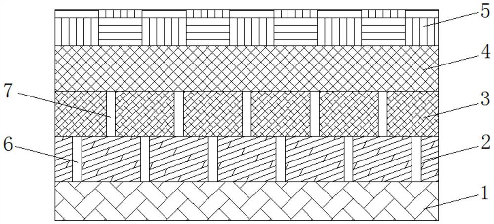 Bamboo fiber interwoven fabric and preparation method thereof