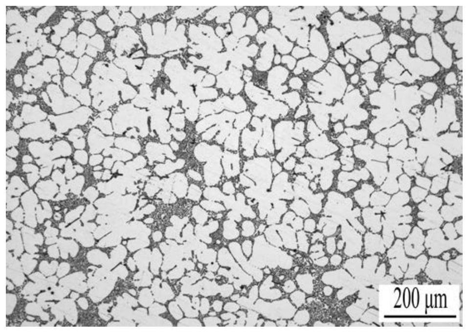 Aluminum alloy material for high-performance thin-wall 3D printing sand casting and preparation method thereof