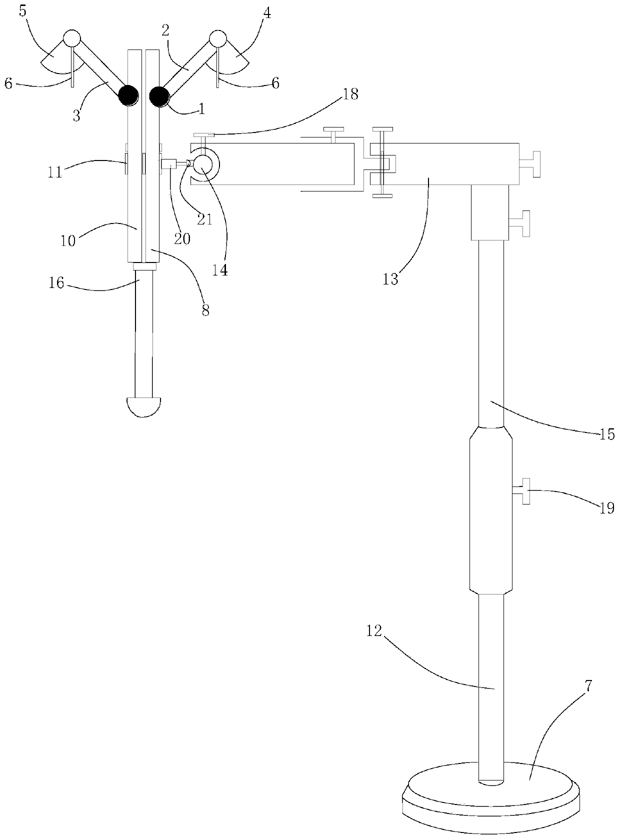 Light guide type medical angle measurement-controller