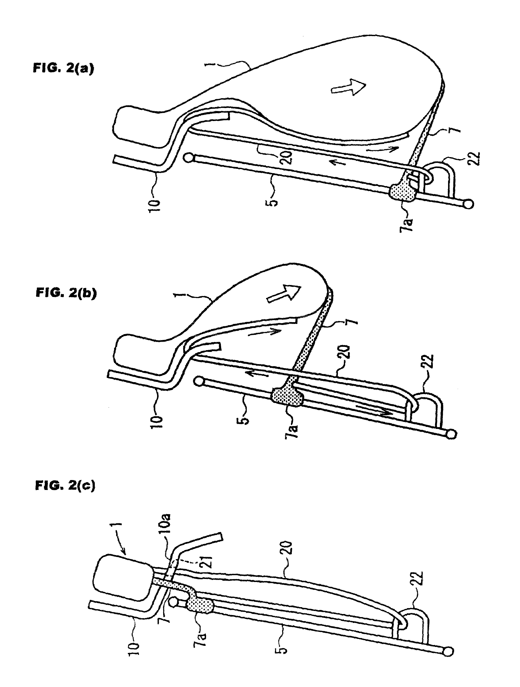 Curtain airbag device