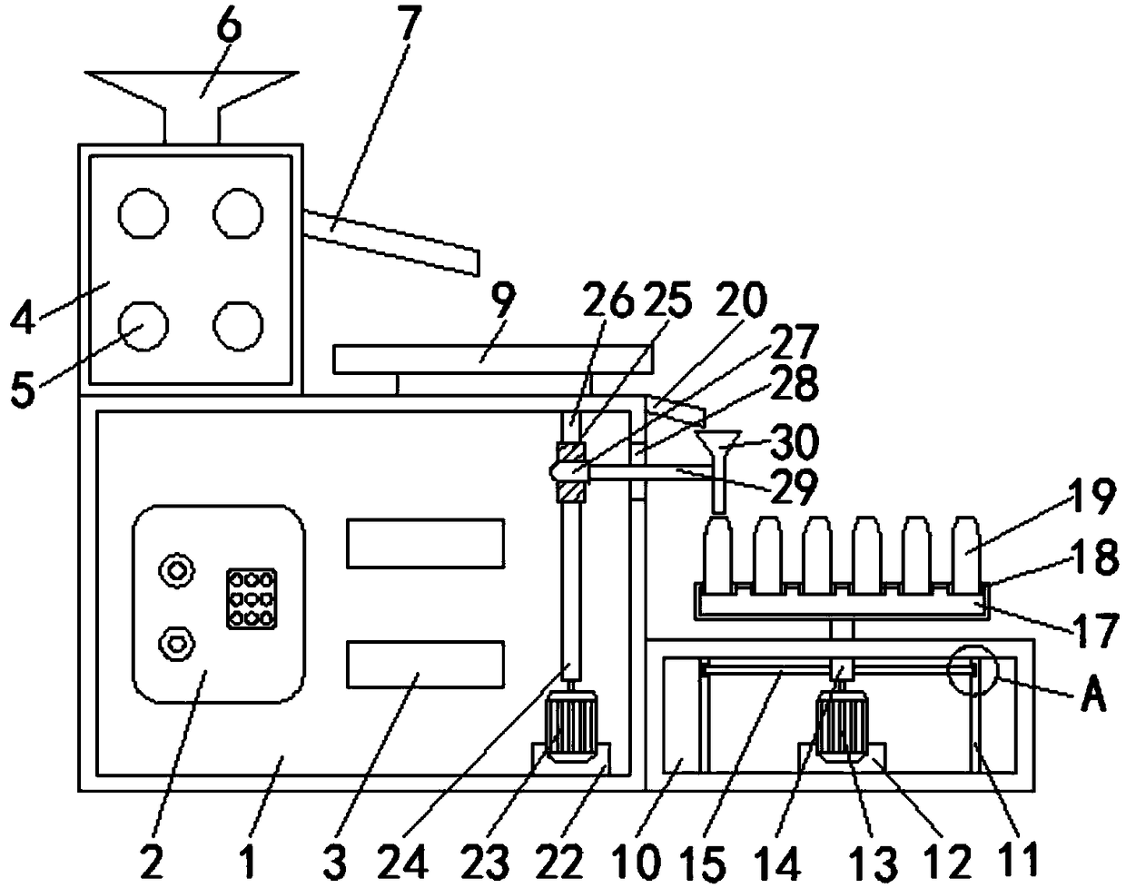 Medical automatic pill counting instrument