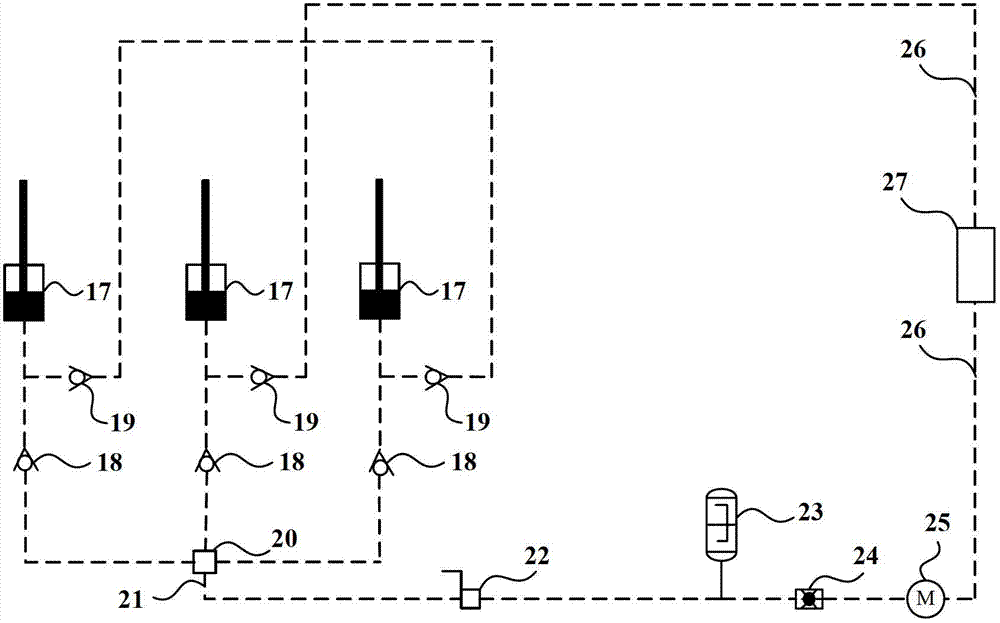 Integrated power generation system using sea wind waves