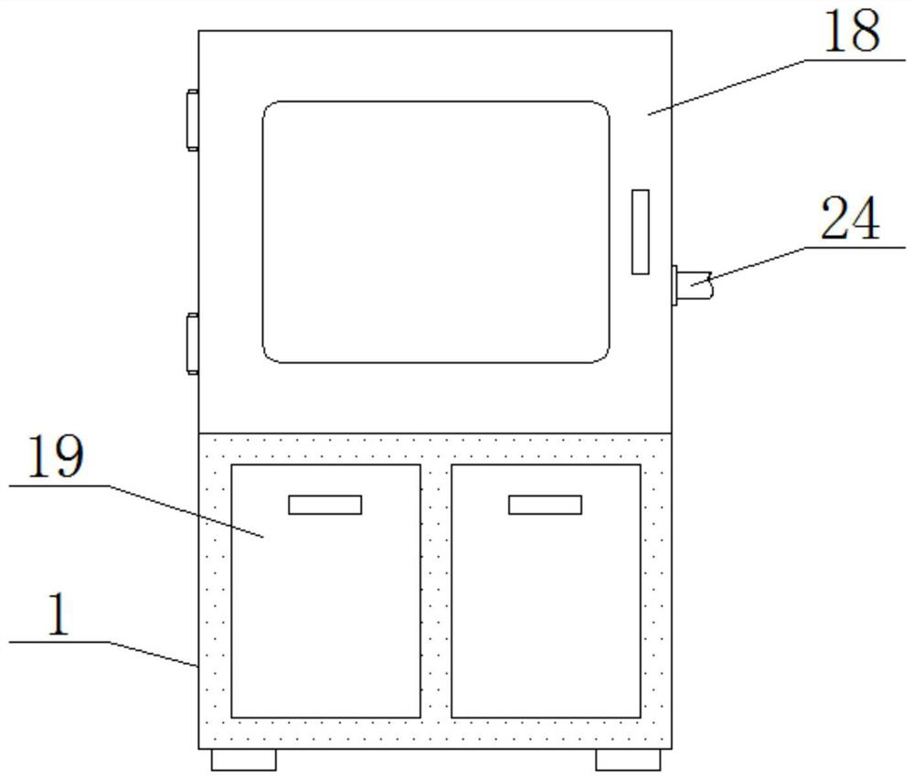 Flowing mixed gas corrosion test device