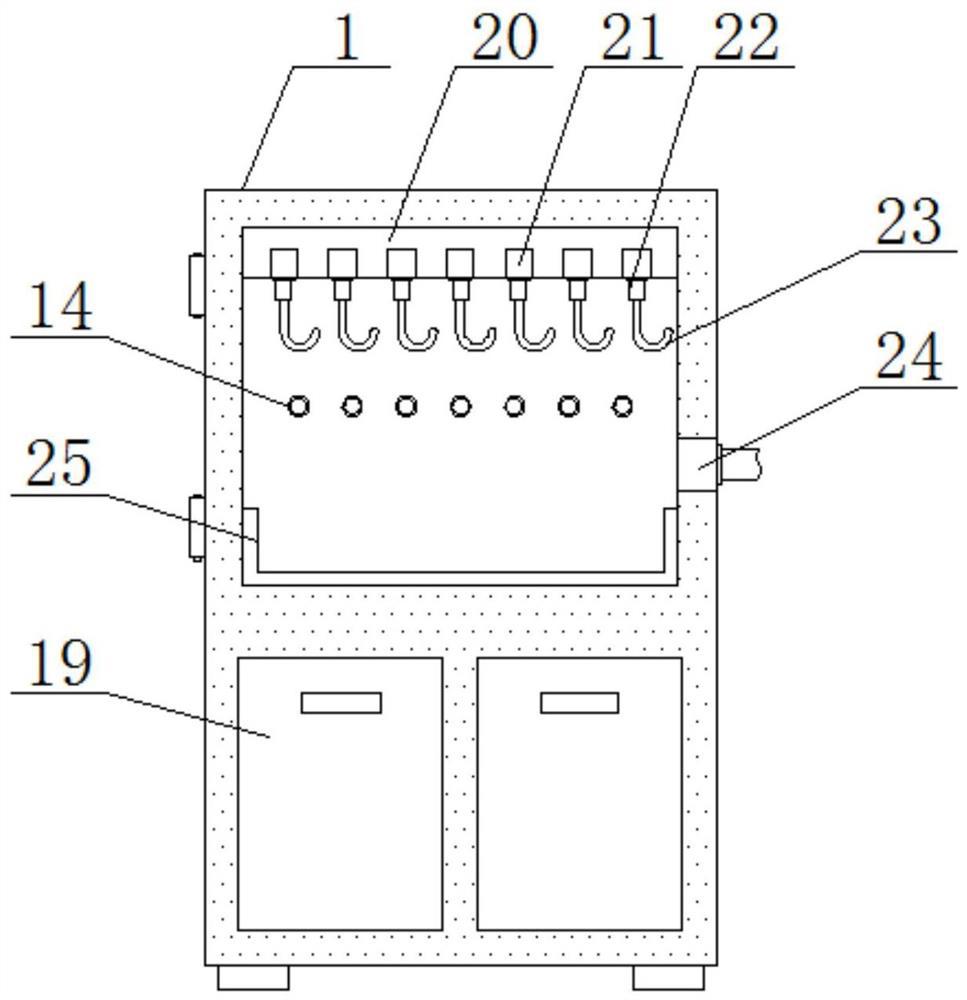 Flowing mixed gas corrosion test device