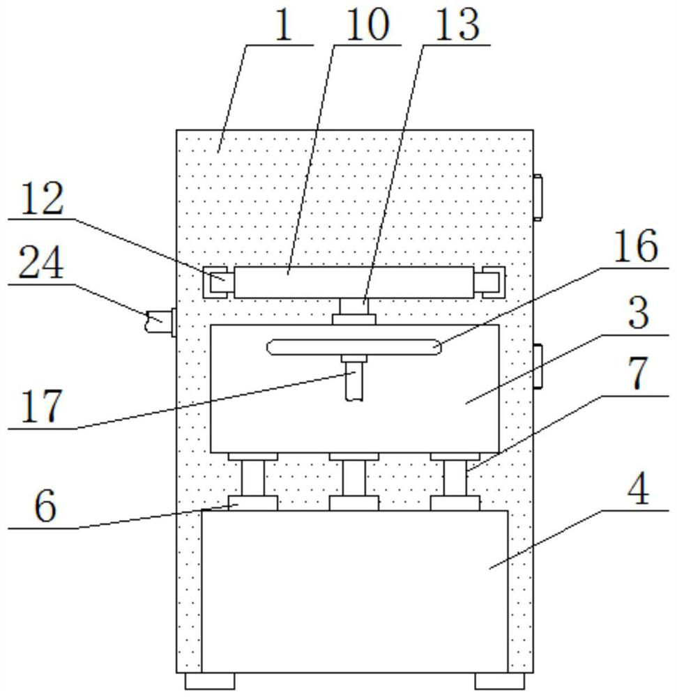 Flowing mixed gas corrosion test device