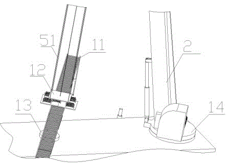 A high-rise evacuation elevator rescue vehicle