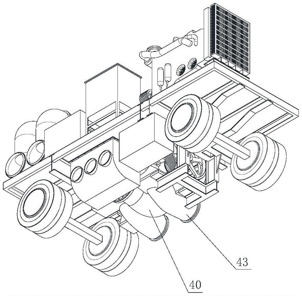 Side suction mobile pumping station system