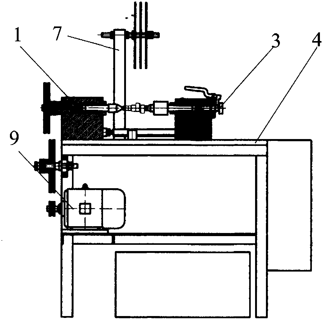 Abrasive belt polishing device