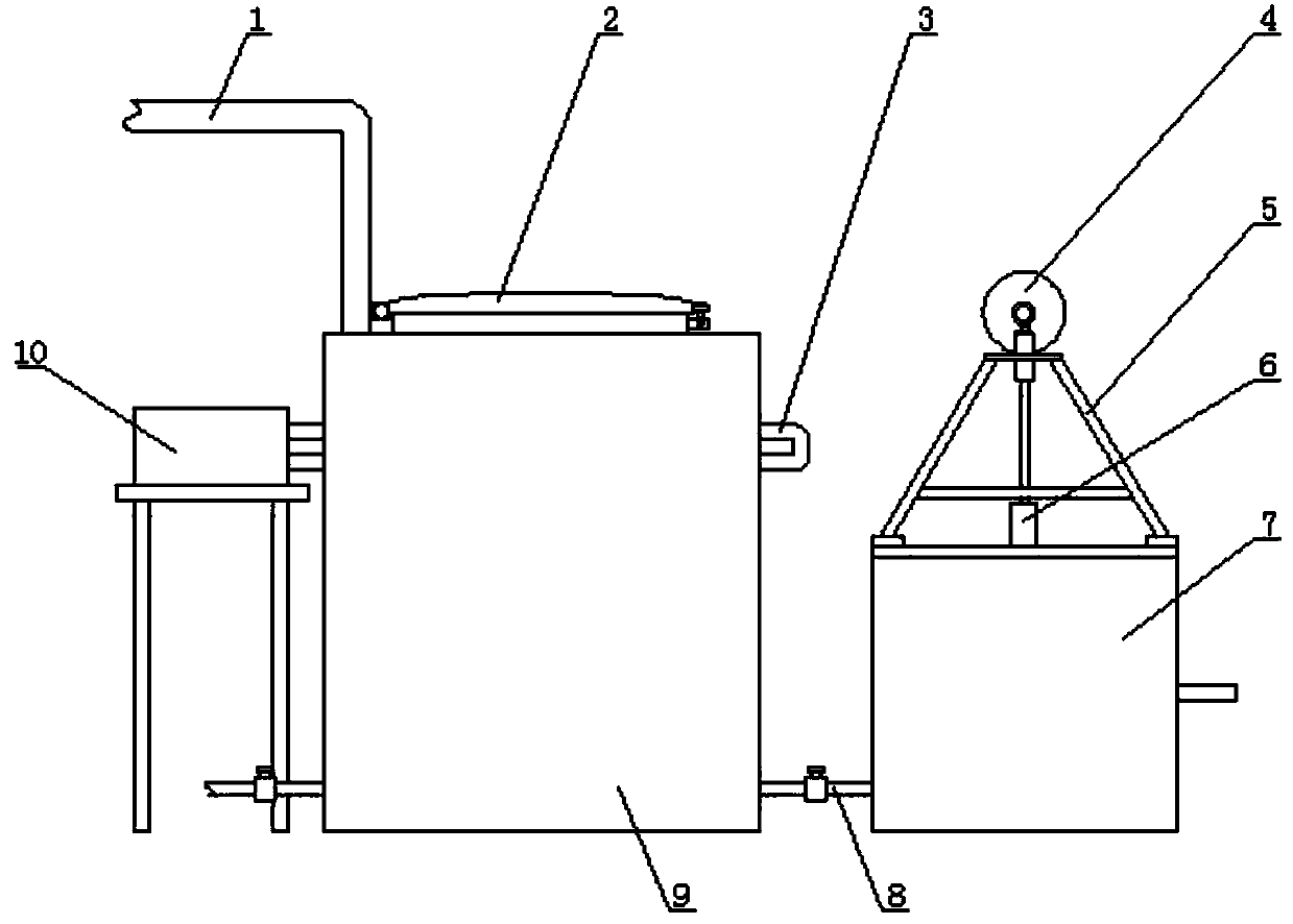 Mould surface TD (Thermal Diffusion) treatment pre-mixing production device