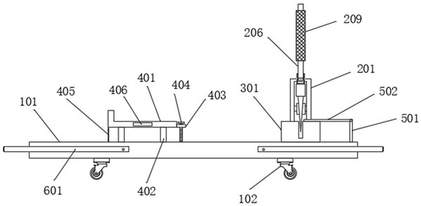 Cutting device for stone-plastic floor paving site and using method