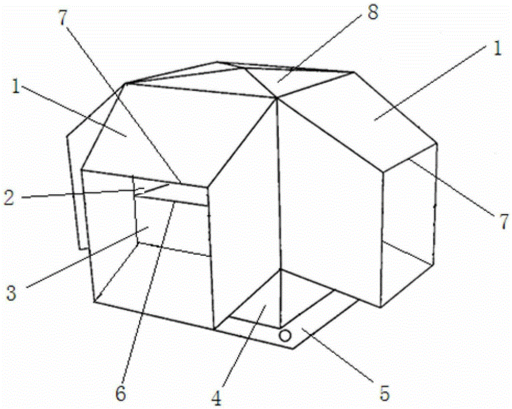 Anti-dump hood for ventilation and exhaust