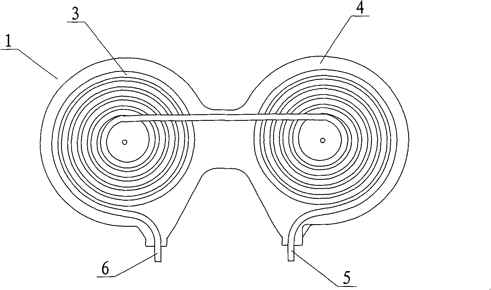 Electromagnetic water heater without liner and electromagnetic thermal conductor thereof