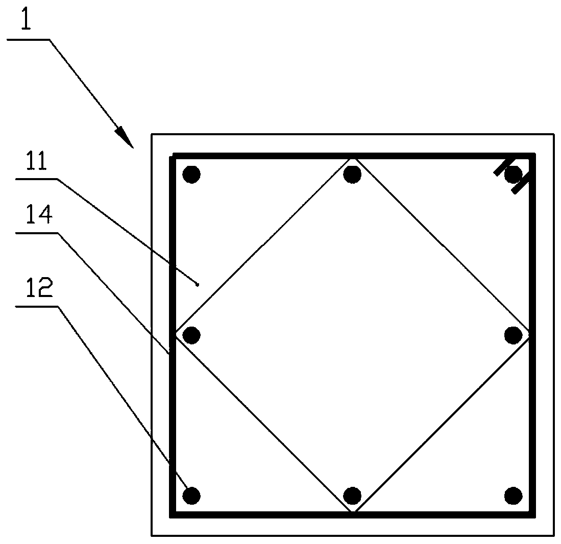 Fabricated concrete frame joint and construction method thereof