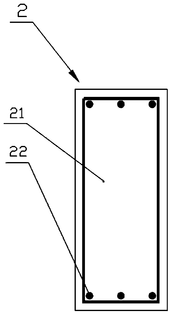 Fabricated concrete frame joint and construction method thereof