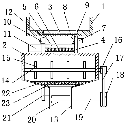 Novel domestic wastewater filtering mechanism