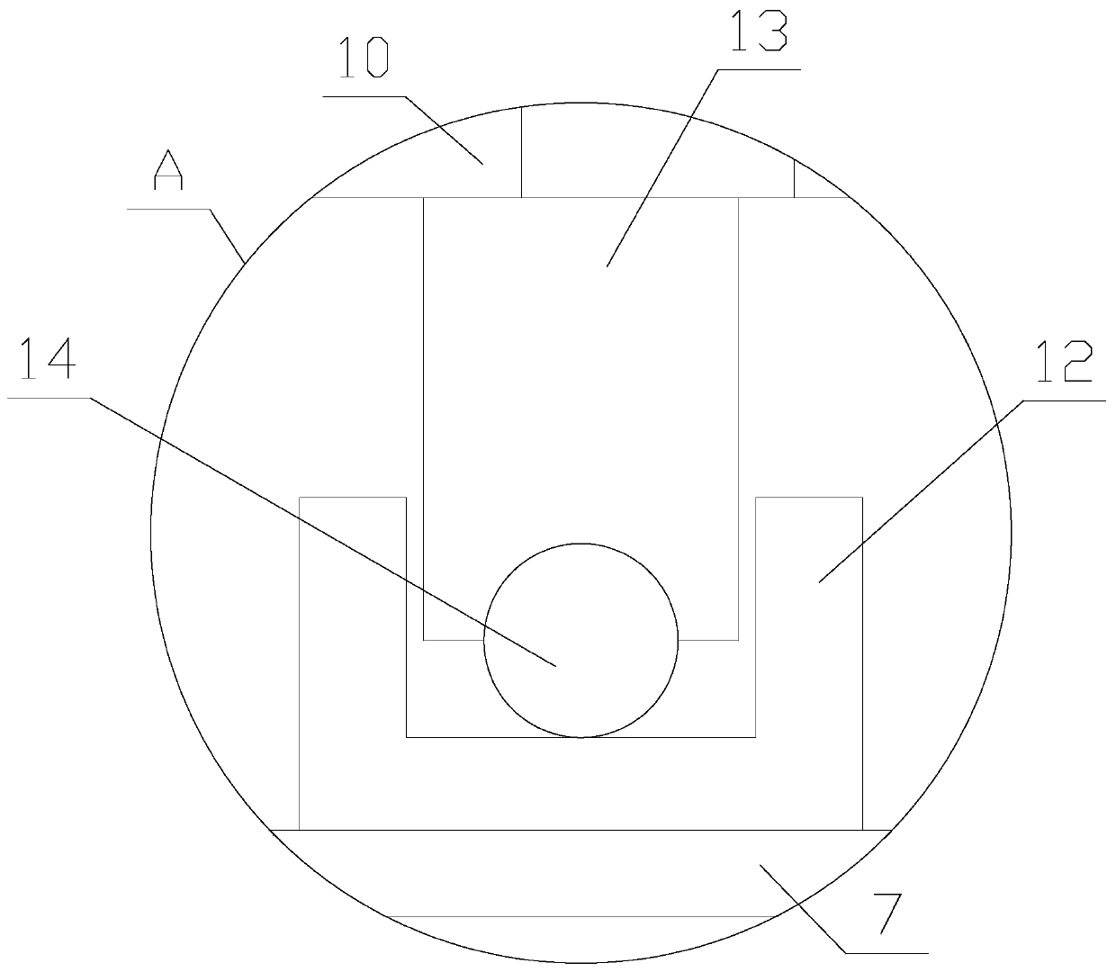 Fireproof trash can with compressing function