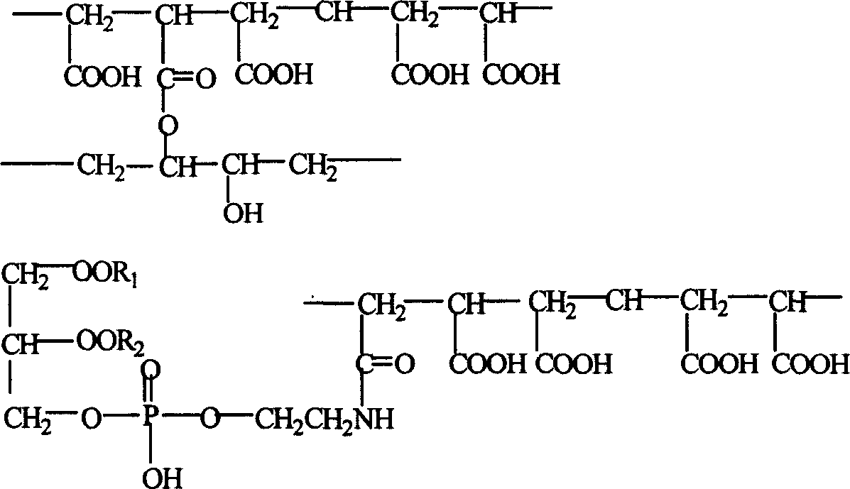 Method for preparing lecithoid retanning agent with lipide being added