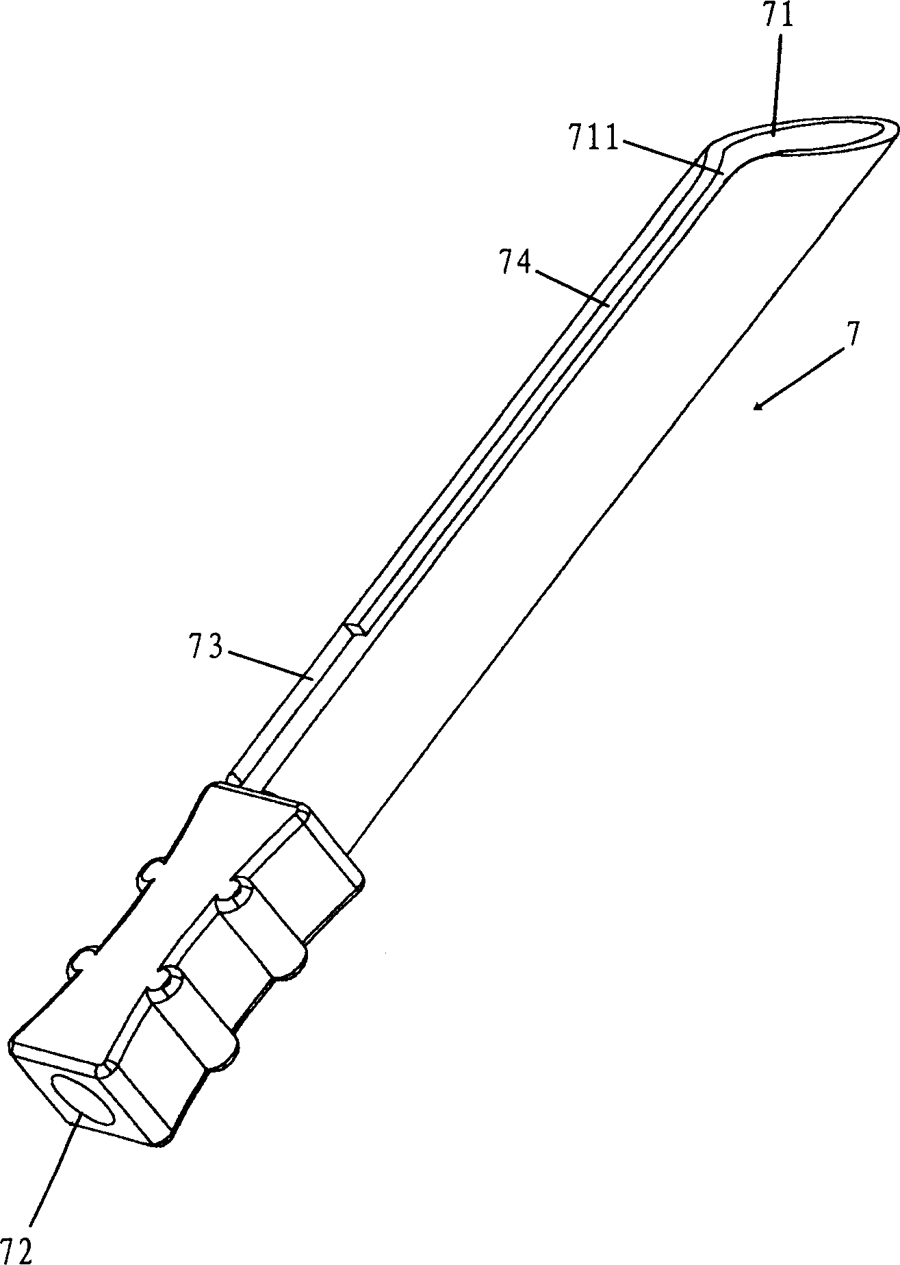 Tube protective sleeve of single-wing transfusion needle