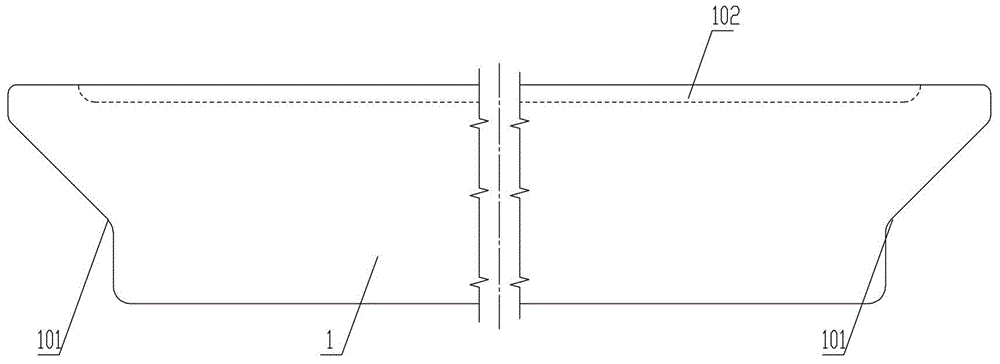 Method for producing lining plate of ball mill by adopting rolling technology