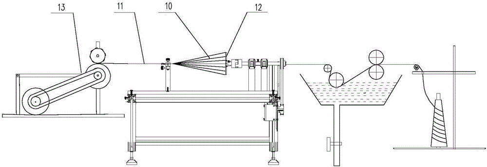 Method for preparing nanofiber aggregate and pretreatment device