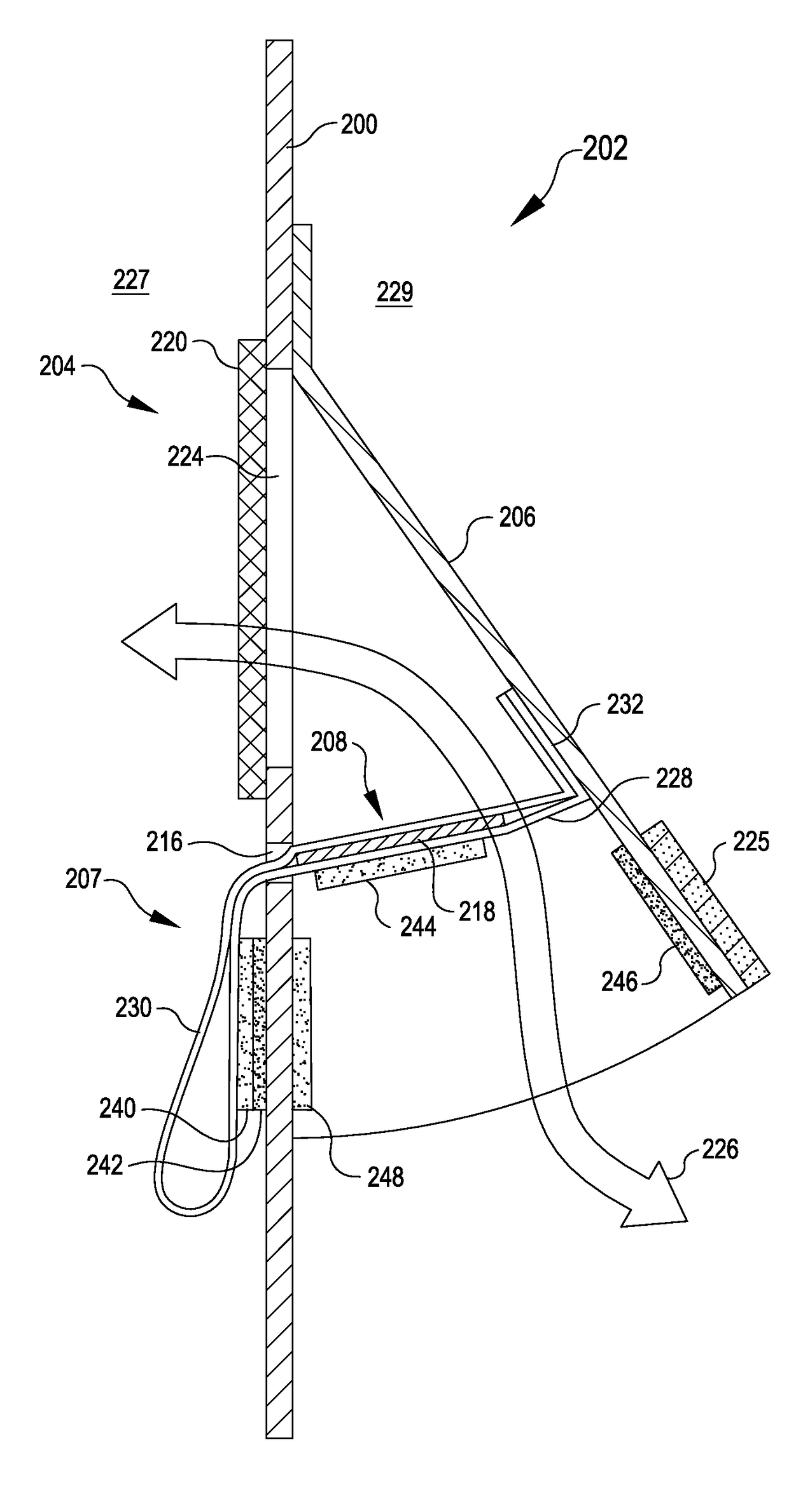 Vent control system for tent