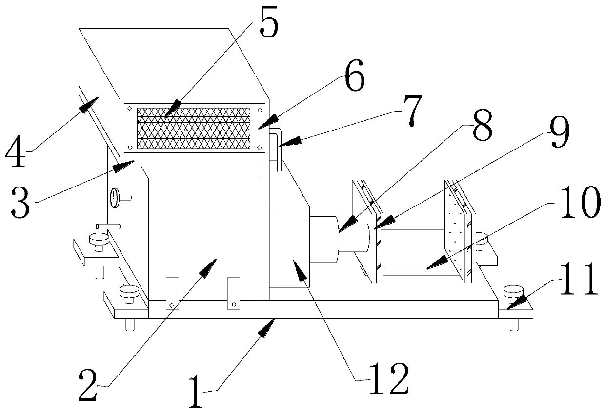 Pneumatic clamp for metal plate fixing