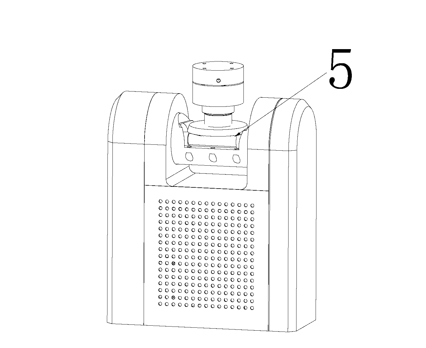 Preparation method of five-axis numerical control mechanical arm and five-axis numerical control mechanical arm