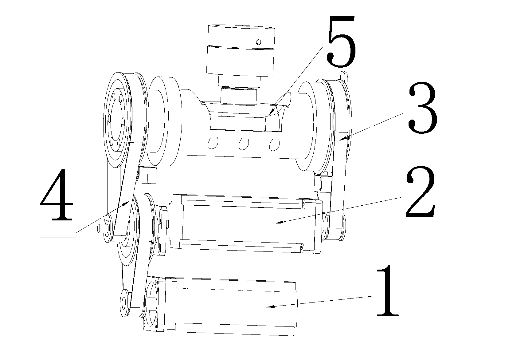 Preparation method of five-axis numerical control mechanical arm and five-axis numerical control mechanical arm