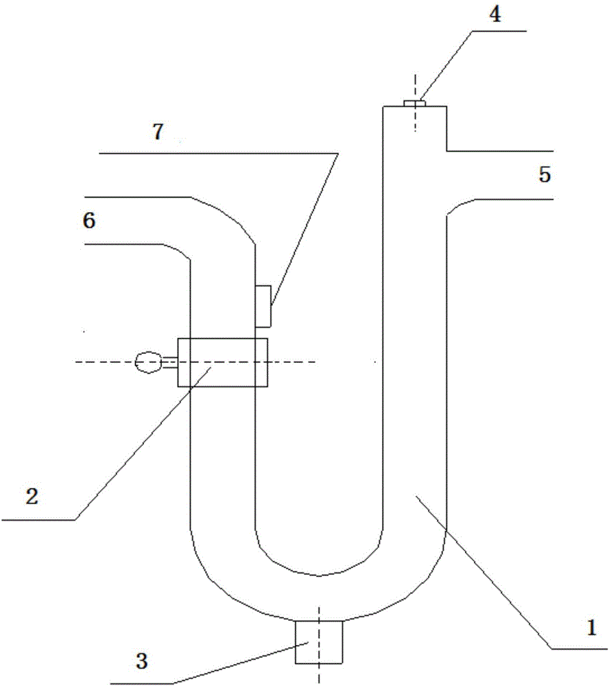 Hydroclone overflow ore feeding pipeline