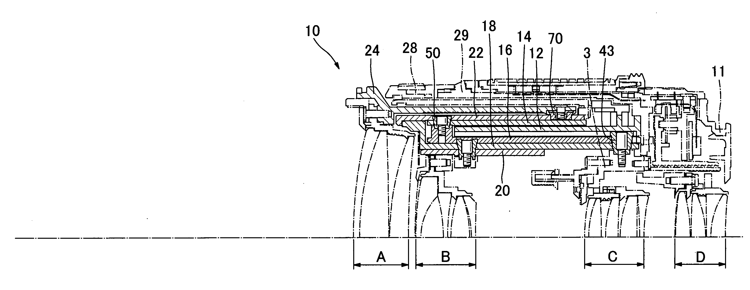 Inner focusing zoom lens barrel