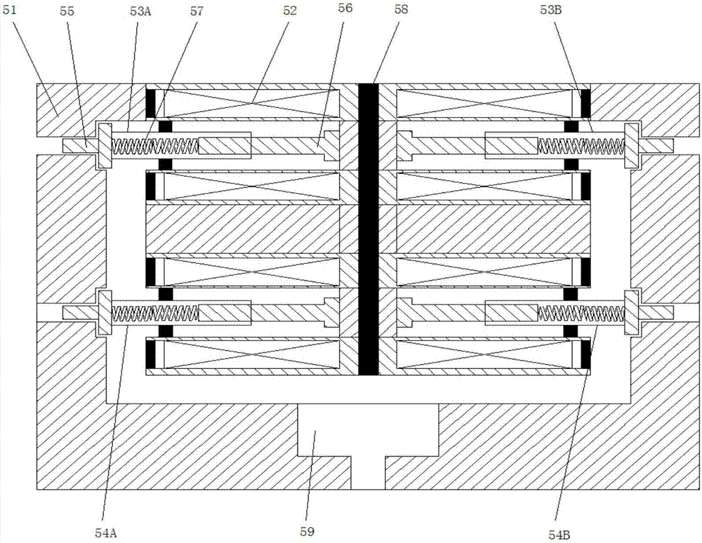 Double-tank double-pump front mixed abrasive jet continuous working system