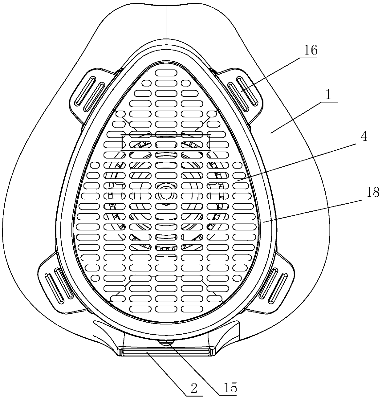 Intelligent electric haze prevention respirator