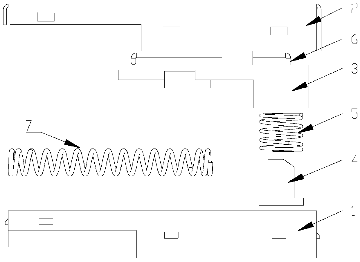 Self-locking connecting device and electronic facility with self-locking connecting device