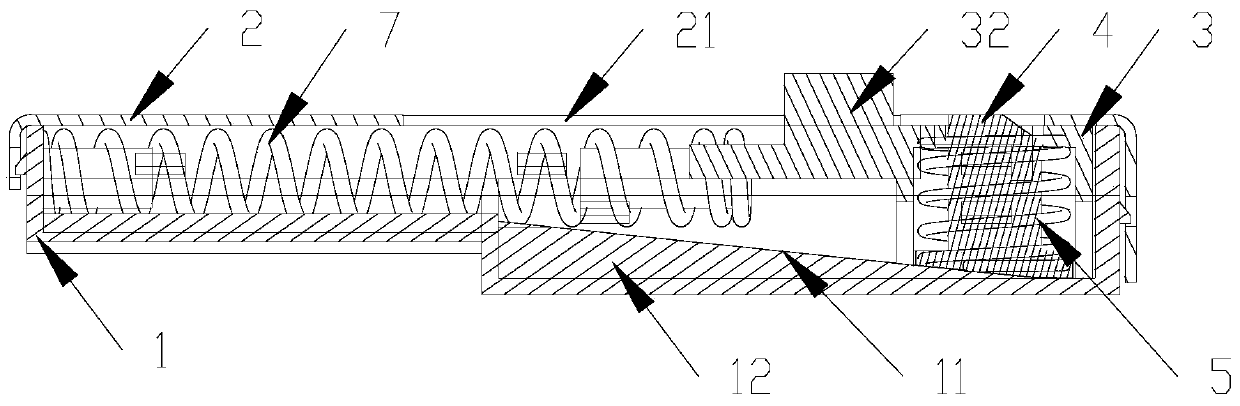 Self-locking connecting device and electronic facility with self-locking connecting device