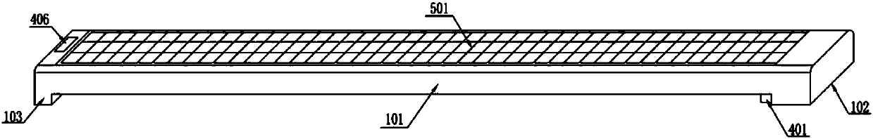 Automatic cleaning device for barren mountain photovoltaic power station assembly