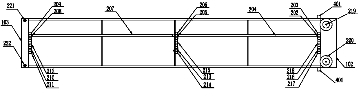 Automatic cleaning device for barren mountain photovoltaic power station assembly