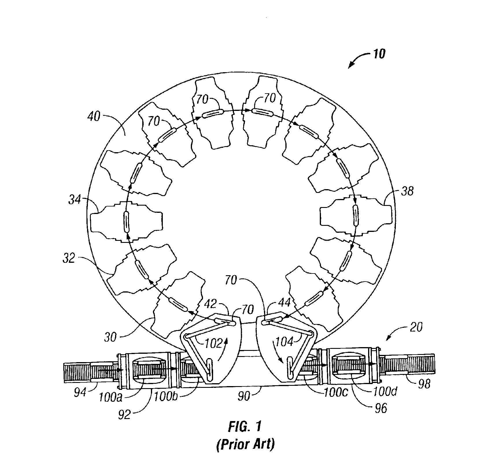 Disk coating system