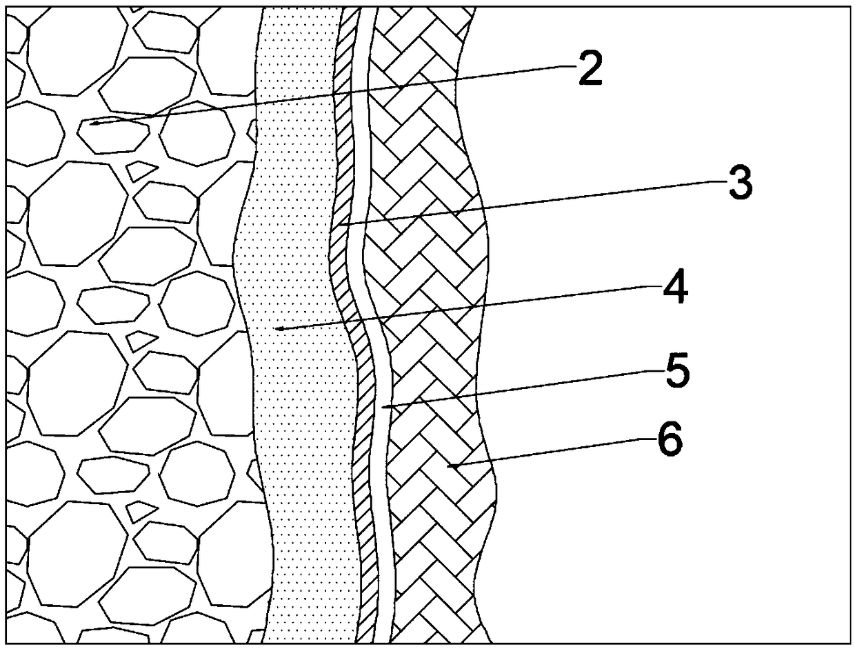 Method for constructing broken surrounding rock tunnel structure