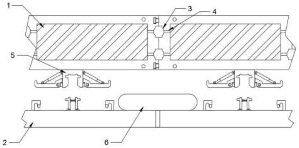 External wall thermal insulation block and external wall thermal insulation system