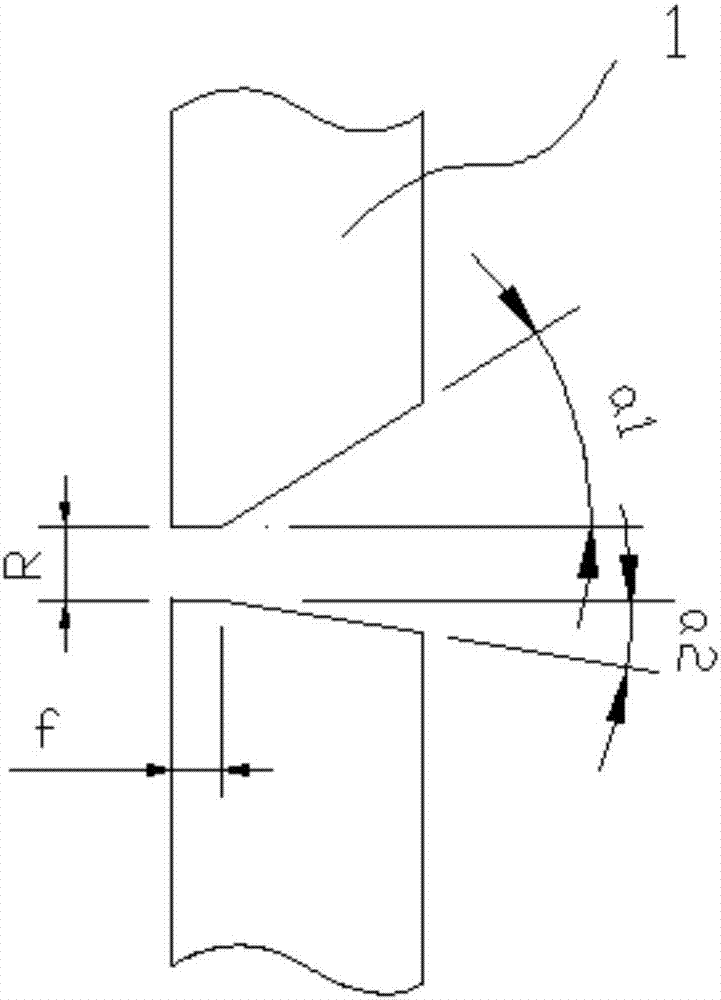 One-side welding with back formation welding method for large double-layer cylinder of nuclear power station