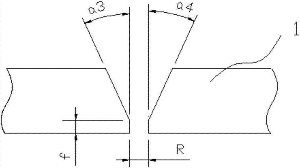 One-side welding with back formation welding method for large double-layer cylinder of nuclear power station