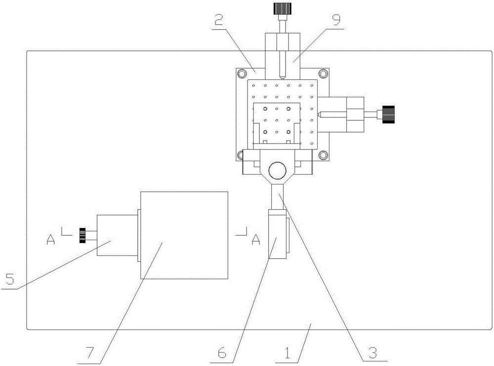 Focusing shock wave excitation device for performing non-contact excitation on MEMS (micro electro mechanical system) micro structure