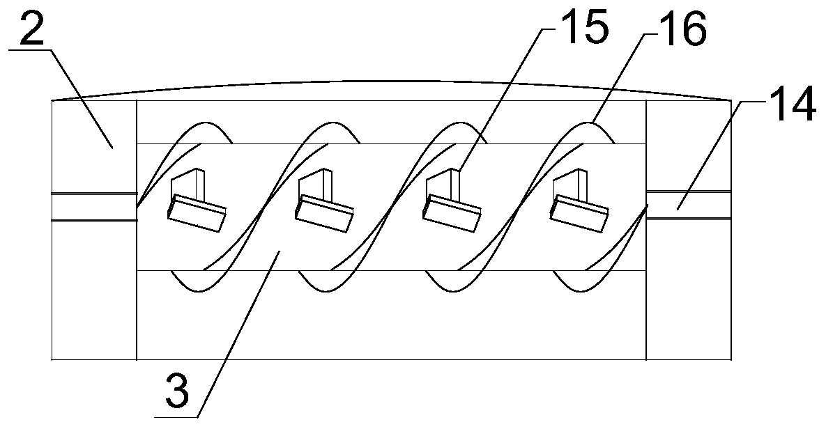 A turning and polishing machine for under-membrane operation