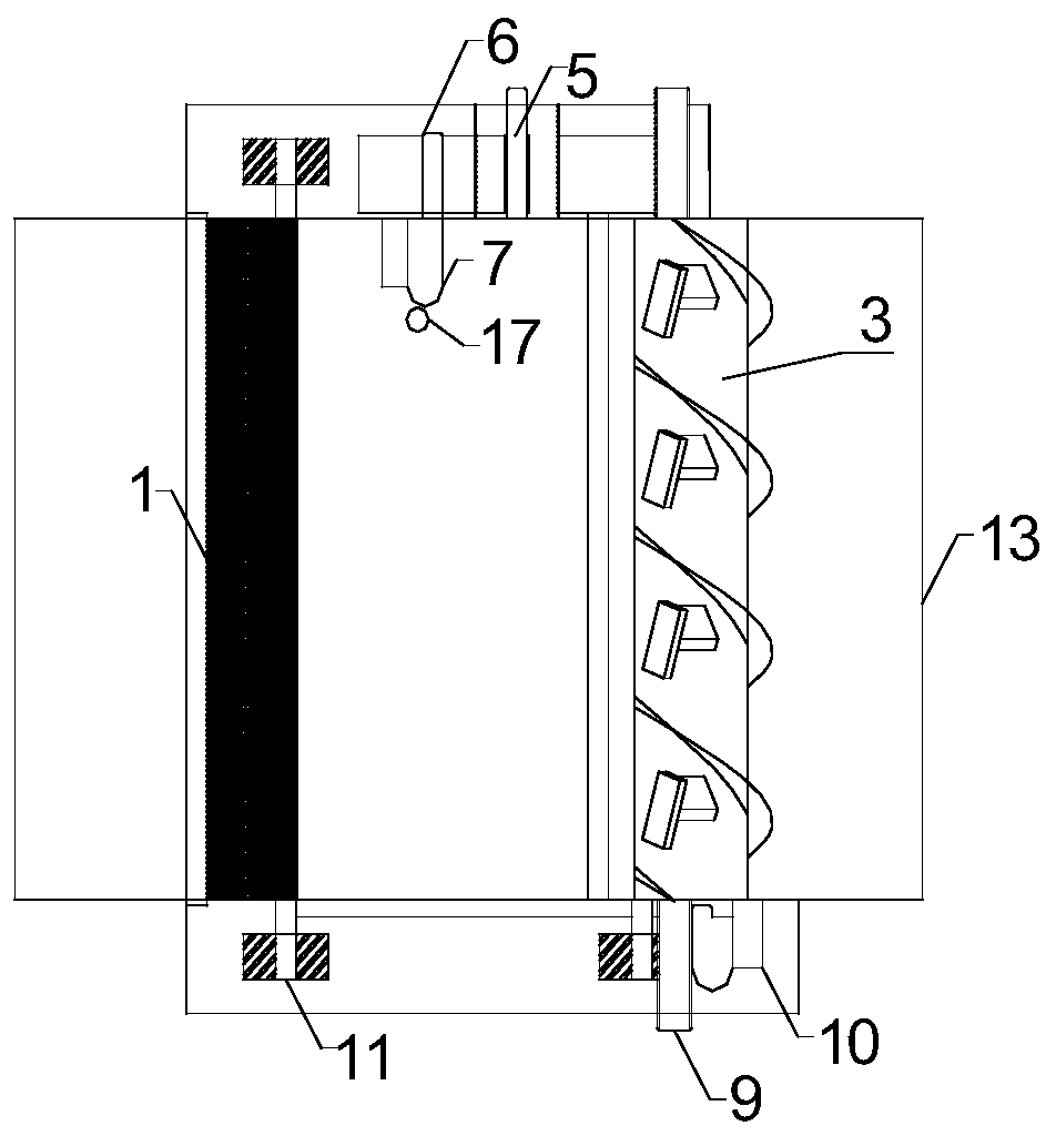 A turning and polishing machine for under-membrane operation