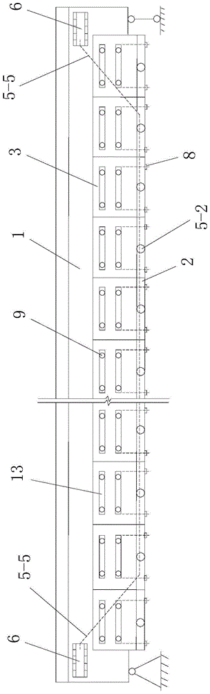 Reinforcement structure and reinforcement method of main girder of reinforced concrete girder bridge