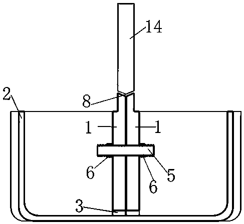 Process method for producing rare earth eutectic phosphor by edge-defined film-fed crystal growth method