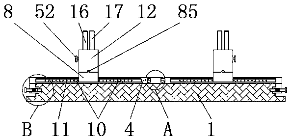 Limit platform for angle conversion welding of pipes for building construction